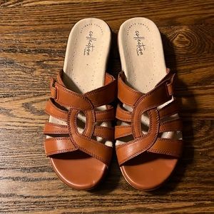Clarks Light Brown Sandals